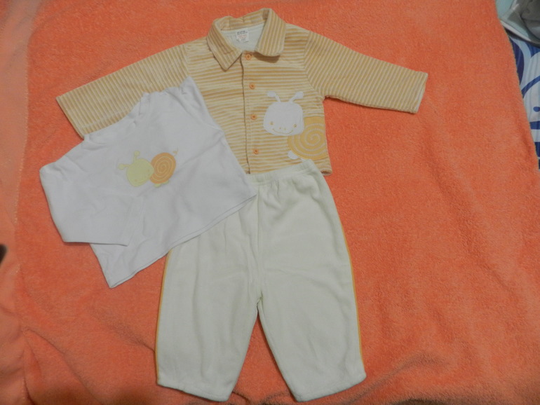 Вещи для мальчика до года