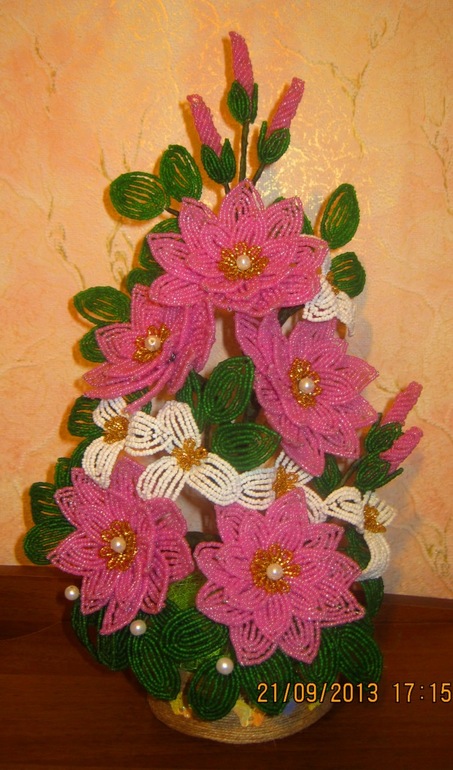 Розовый букет