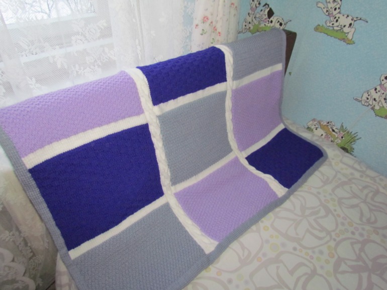 Детский пледик для доченьки.
