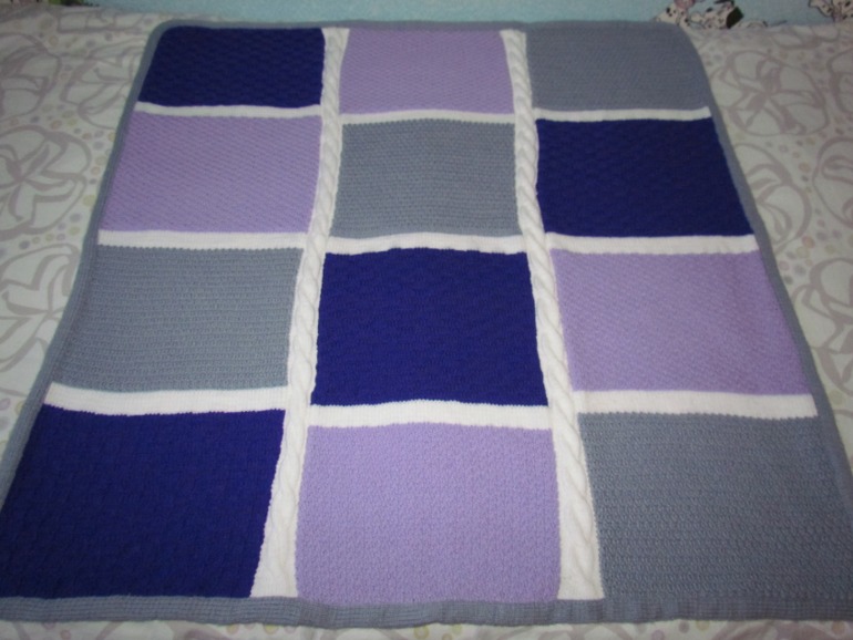 Детский пледик для доченьки.