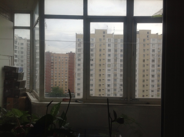 Окна на балконе