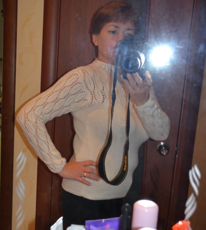 ажурная кофточка