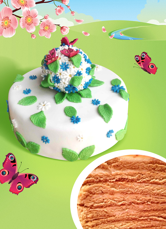 Весенний торт