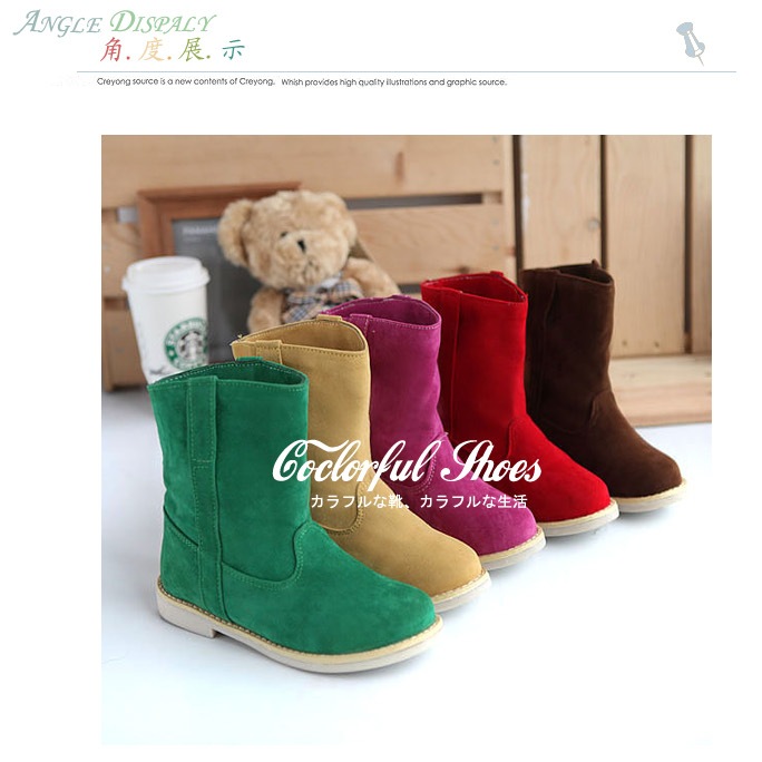 Сапожки "Country" (эмитация замши, резиновая подошва) - 1020руб.