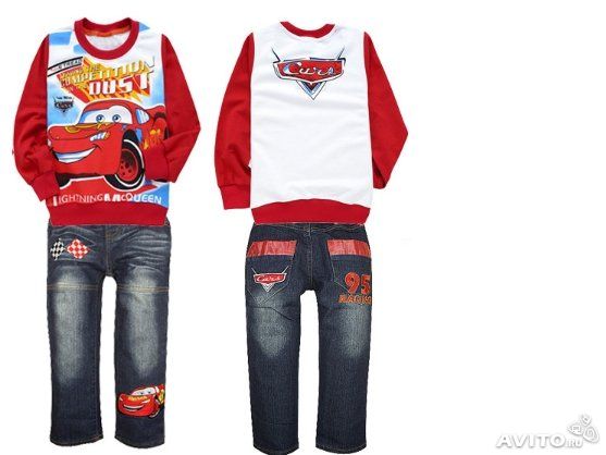 Костюм ТАЧКИ джинсы+толстовка