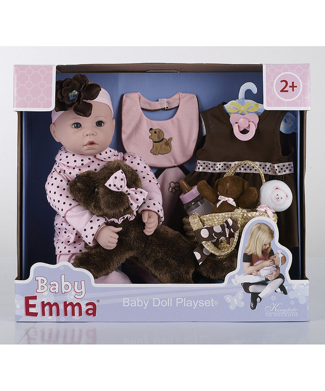 Кукла Pink & Brown Baby Emma's Bye Bye Playset
