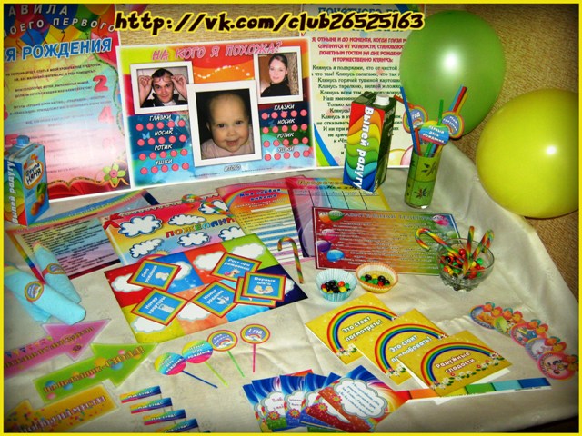 Наборы для Дня рождения! Плакаты, украшения для стола и многое другое!