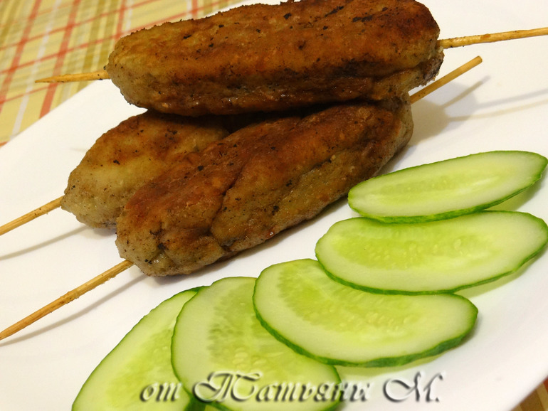 Кебаб из рыбы (речной)