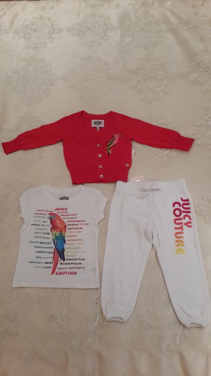 РАСПРОДАЖА !!! Вещи JUICY COUTURE 6/9 мес, 18/24 мес, 2г, 3г, 4г