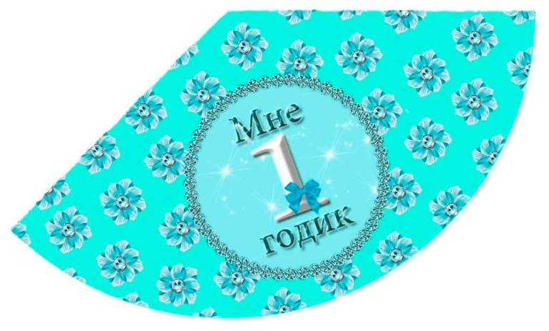 Бирюзовый набор для Дня Рождения