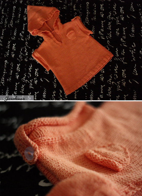 Безрукавка с капюшоном