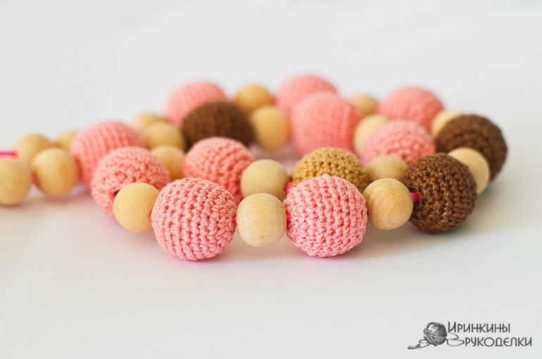 Коричнево-розовые слингобусики