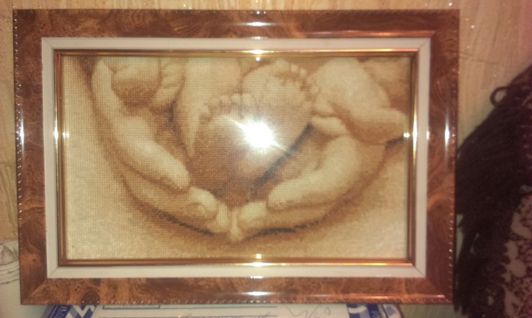 оформленные вышивки