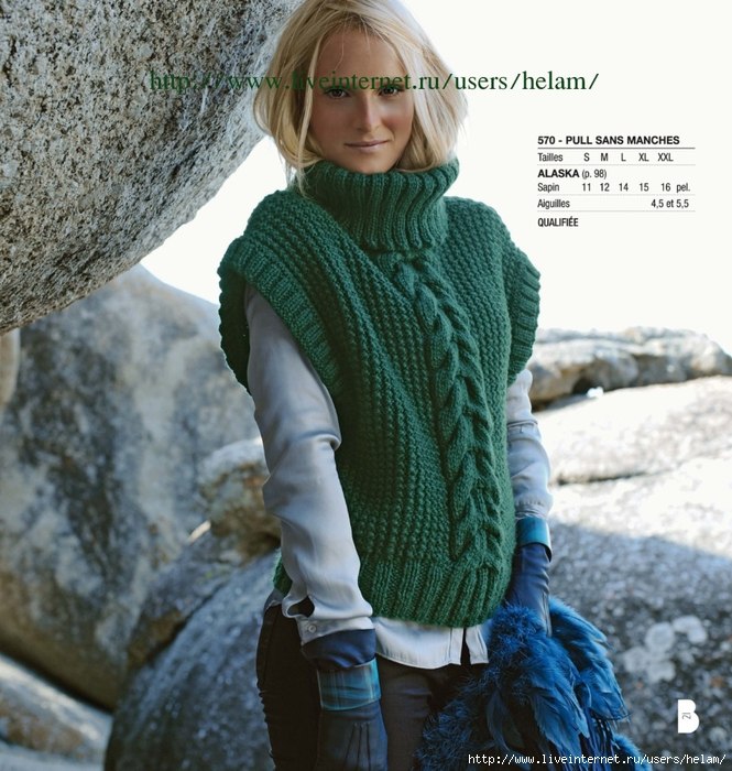 Женская вязаная одежда