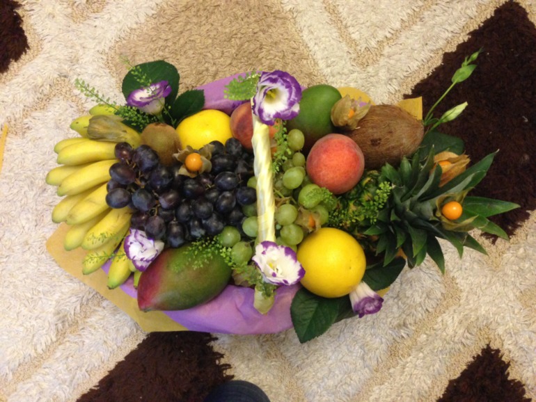 Корзина с фруктами