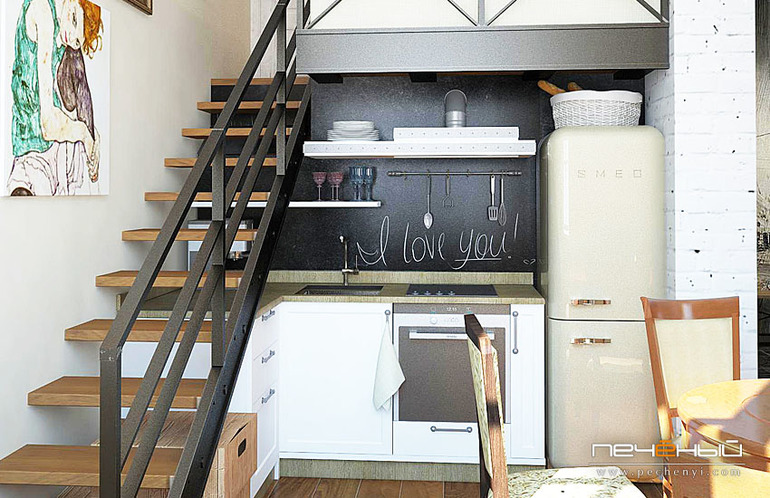 Дизайн квартиры в стиле лофт