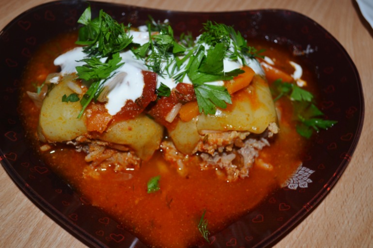 ФАРШИРОВАННЫЙ ПЕРЦЫ))