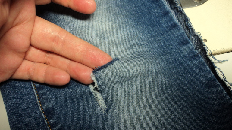 Как красиво зашить штаны