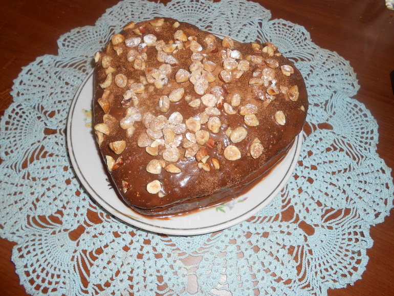 Мой шоколадно-ореховый торт