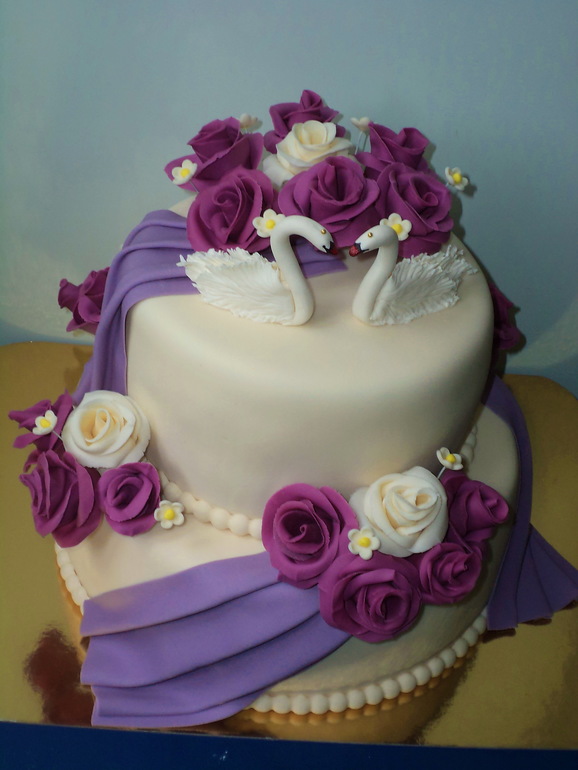 Мой первый свадебный тортик!!!!!