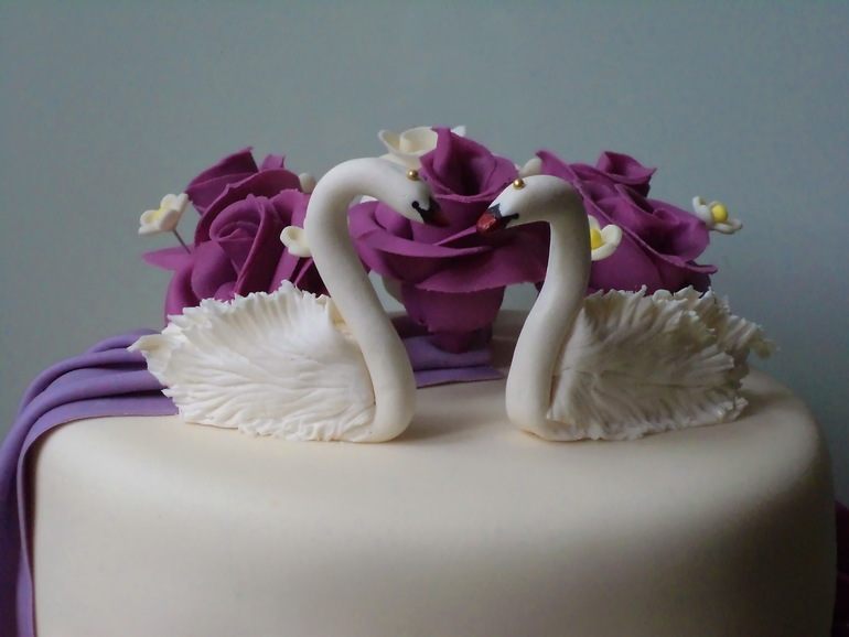 Мой первый свадебный тортик!!!!!