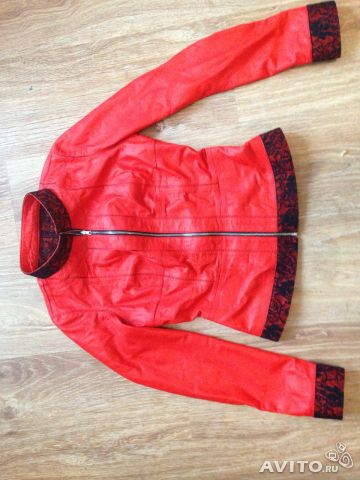 Куртка кожаная двуxсторонняя