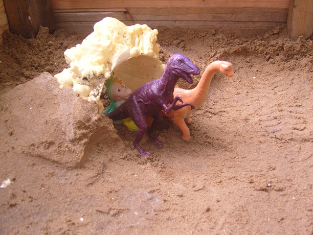 Дино-песочница