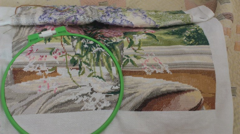 Пионы и дельфиниумы (обновила 22.06.13) ЗАКОНЧЕН!!!!!Оформлен=)