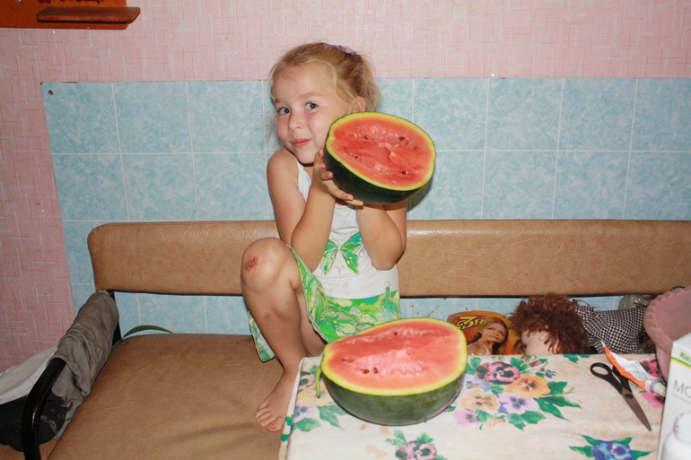 арбузы на даче