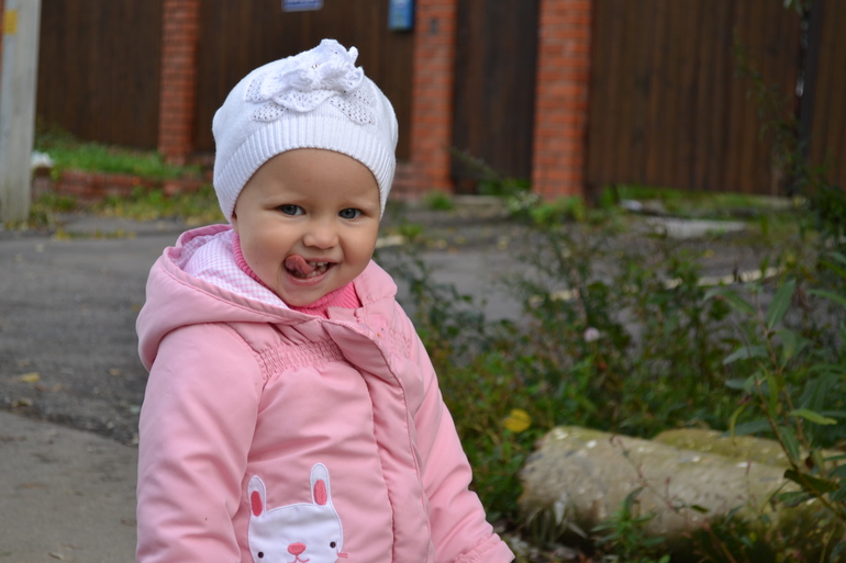 удачно подловила!