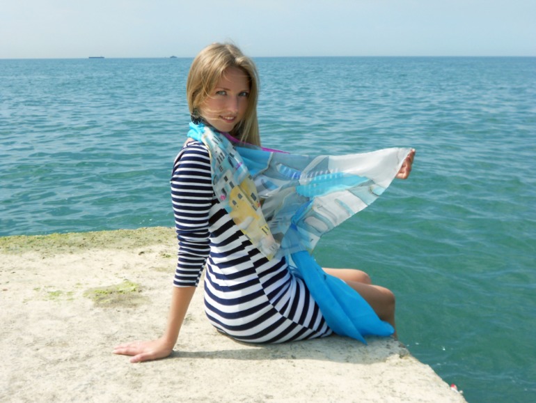 Летний отчет! Много работ (батик). Часть первая.