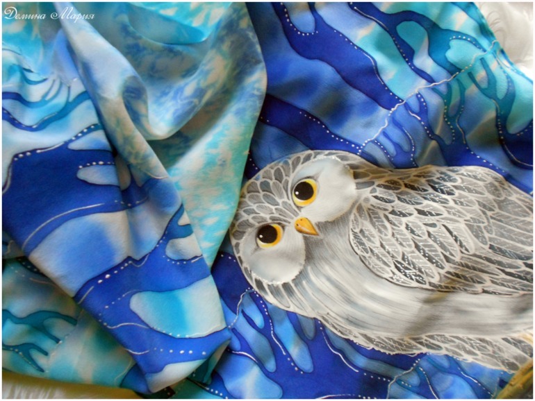 Летний отчет! Часть вторая. Совы (батик).