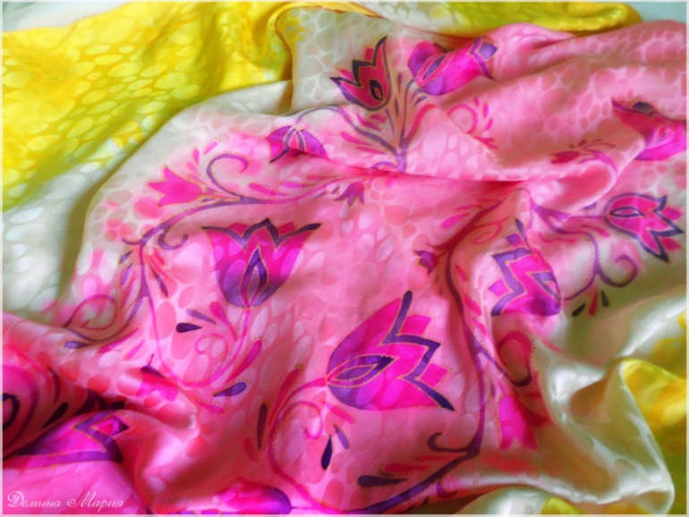 Летний отчет! Много работ (батик). Часть первая.