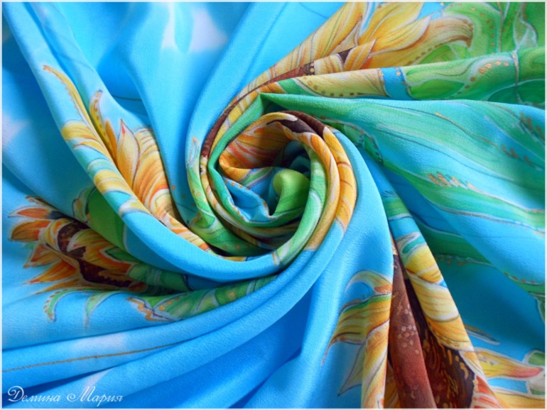 Летний отчет! Много работ (батик). Часть первая.