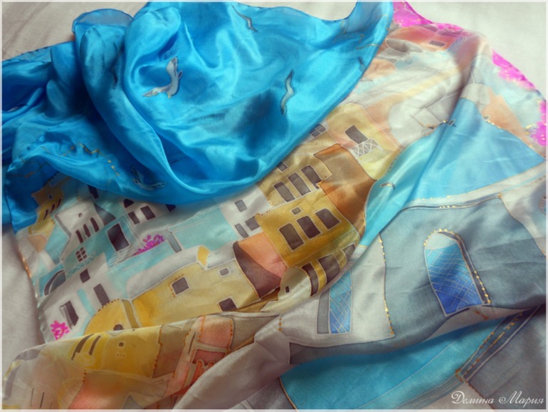 Летний отчет! Много работ (батик). Часть первая.