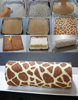 ой, что нашла ))) Рулет "Жираф"