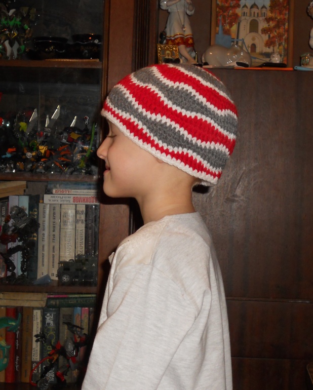 Шапка с волнами!