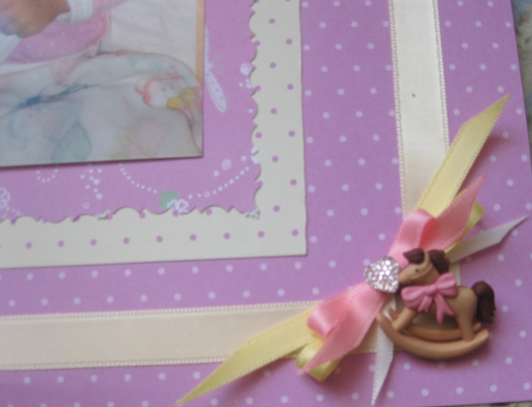 Первые странички в альбомчик моей доченьки