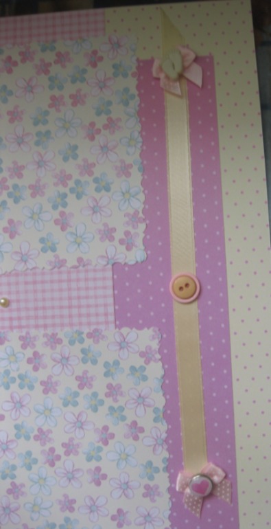 Первые странички в альбомчик моей доченьки