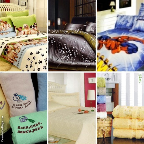 Огромный ассортимент текстиля начиная от шикарных трусиков из бамбука и заканчивая разнообразными покрывалами, пледами, полотенцами, халатиками, подушками, одеялами