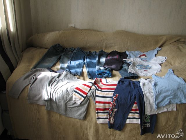 Вещи для мальчика на рост 98-104 одним пакетом 1000 рублей