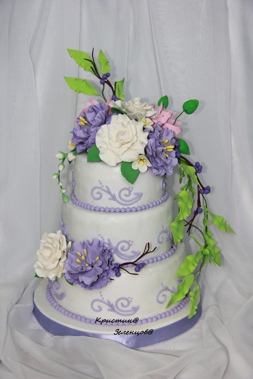 Мой первый свадебный торт
