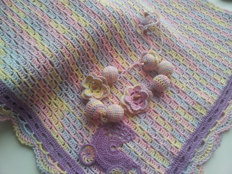 Плед для коляски Нежность