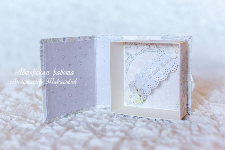 Коробочка для денежного подарка на свадьбу.