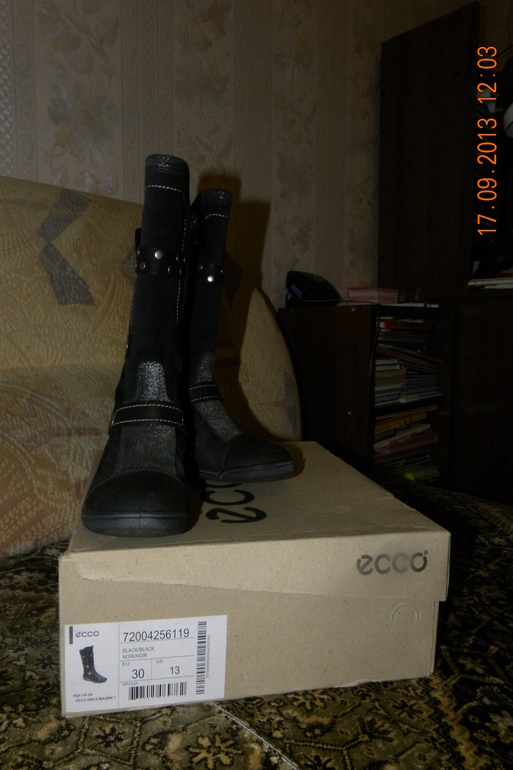 Сапоги ecco, размер 30