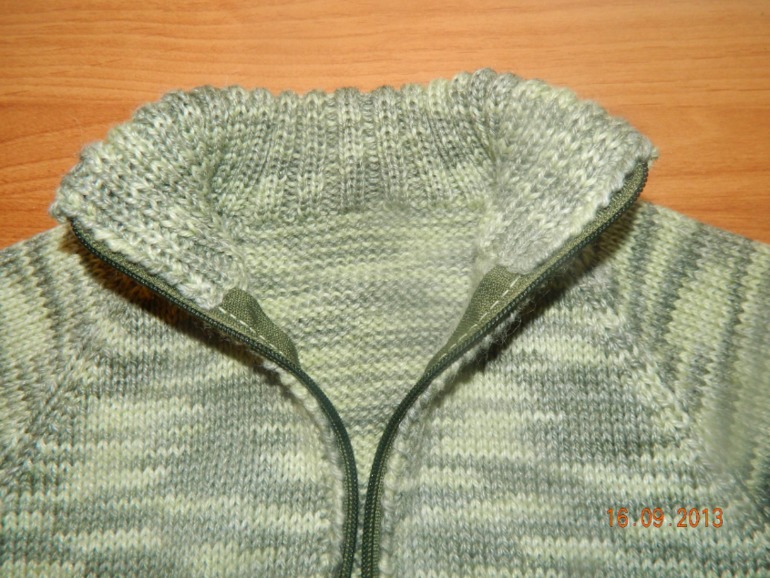 Кофта на молнии