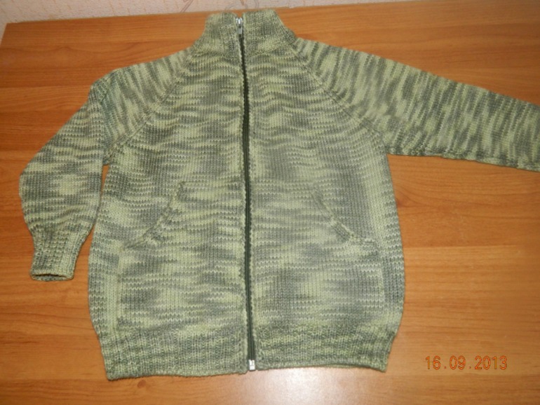 Кофта на молнии