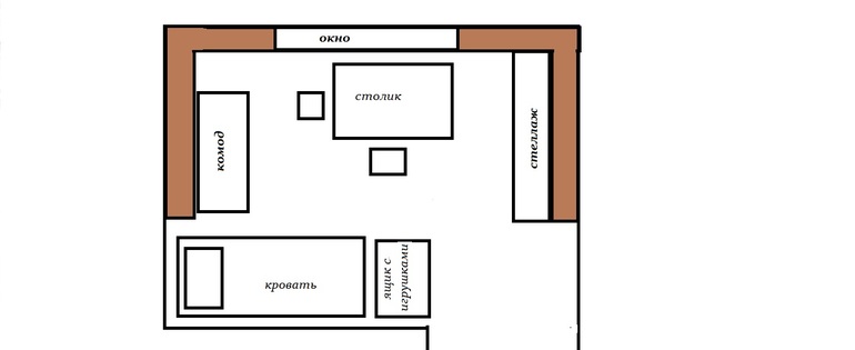 Полу-деревянная комната. Ну и что с ней делать?