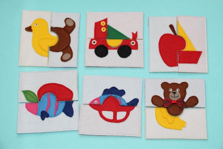 Пазлы из фетра