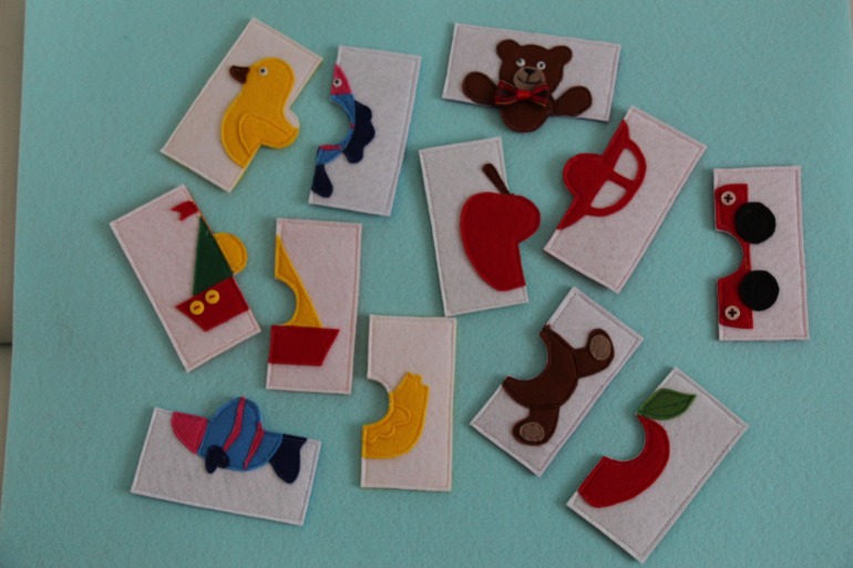 Пазлы из фетра